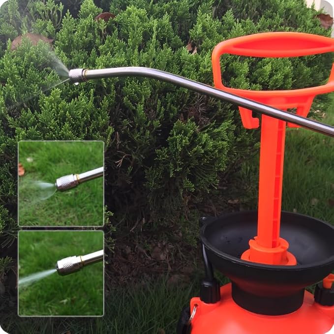 5L Heavy Duty Pressure Sprayer – Stainless Steel Rod & Brass Nozzle – Durable Garden Pump Sprayer for Lawn, Cleaning, Pesticides – Industrial Quality