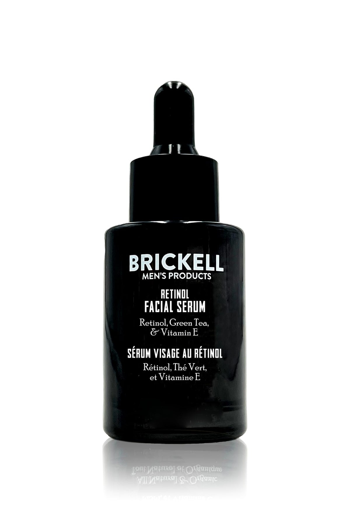 Brickell Men's Retinol Skin Care Serum Treatment For Firming Face Lines & Eye Wrinkles, Deep Hydrating Facial Serum For Anti-Aging, With Retinol, Aloe, and Vitamin E, Fragrance Free, 1 Ounce