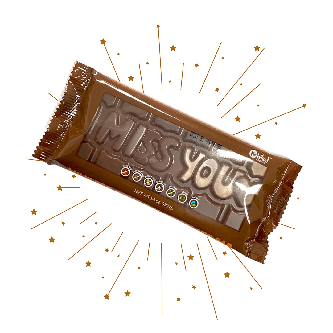 I Miss You 3D Bars, 2 PACK - Vegan, Dairy & Nut Free, Allergy Friendly