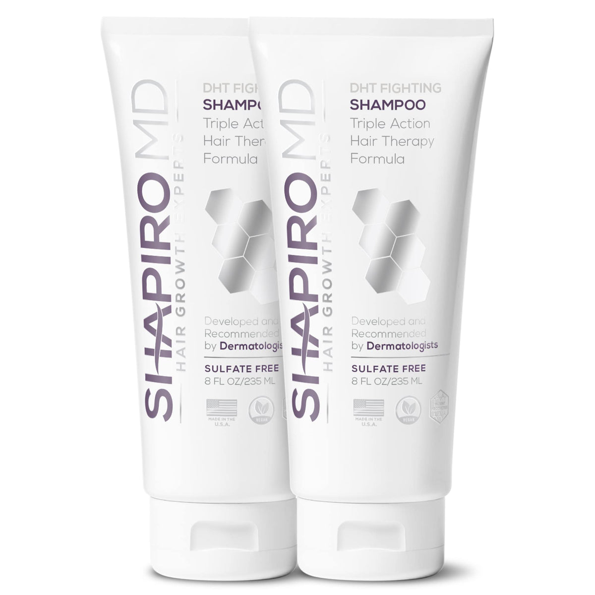 Shapiro MD Hair Growth Experts DHT Fighting Hair Loss Shampoo, 2 Month