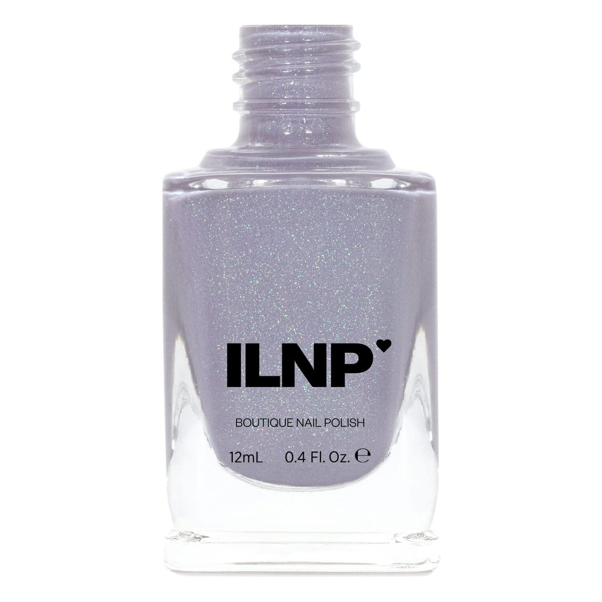Ilnp Asap - Soft Lavender Blue Neutral Nail Polish, Subtle Holographic, Chip Resistant, 7-Free, Non-Toxic, Vegan, Cruelty Free,