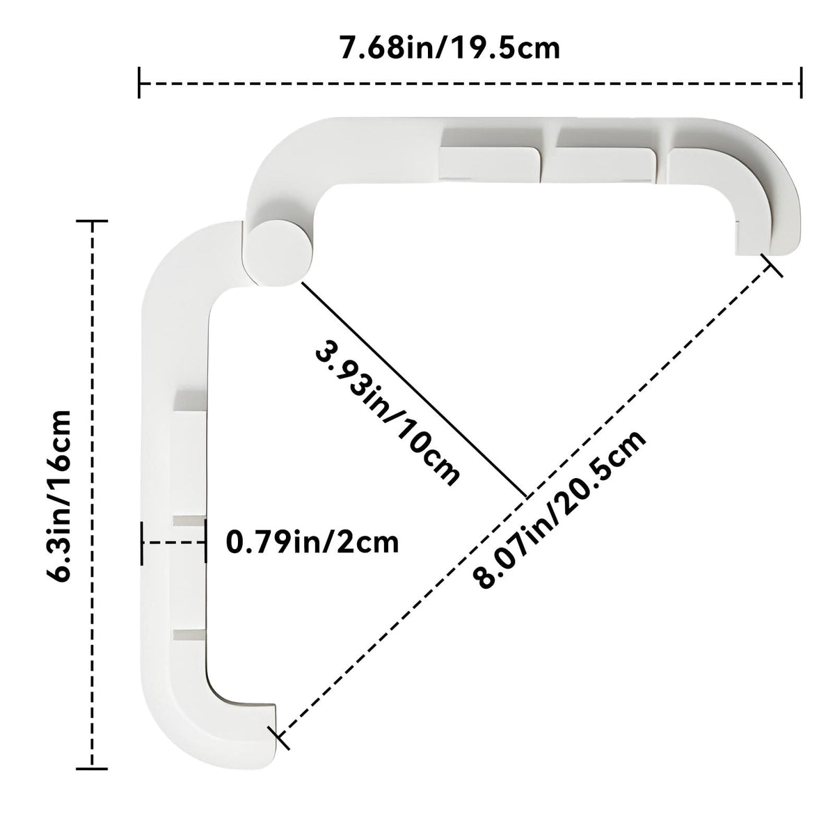 Triangular Kitchen Sink Strainer with 100 Filter Mesh Bag