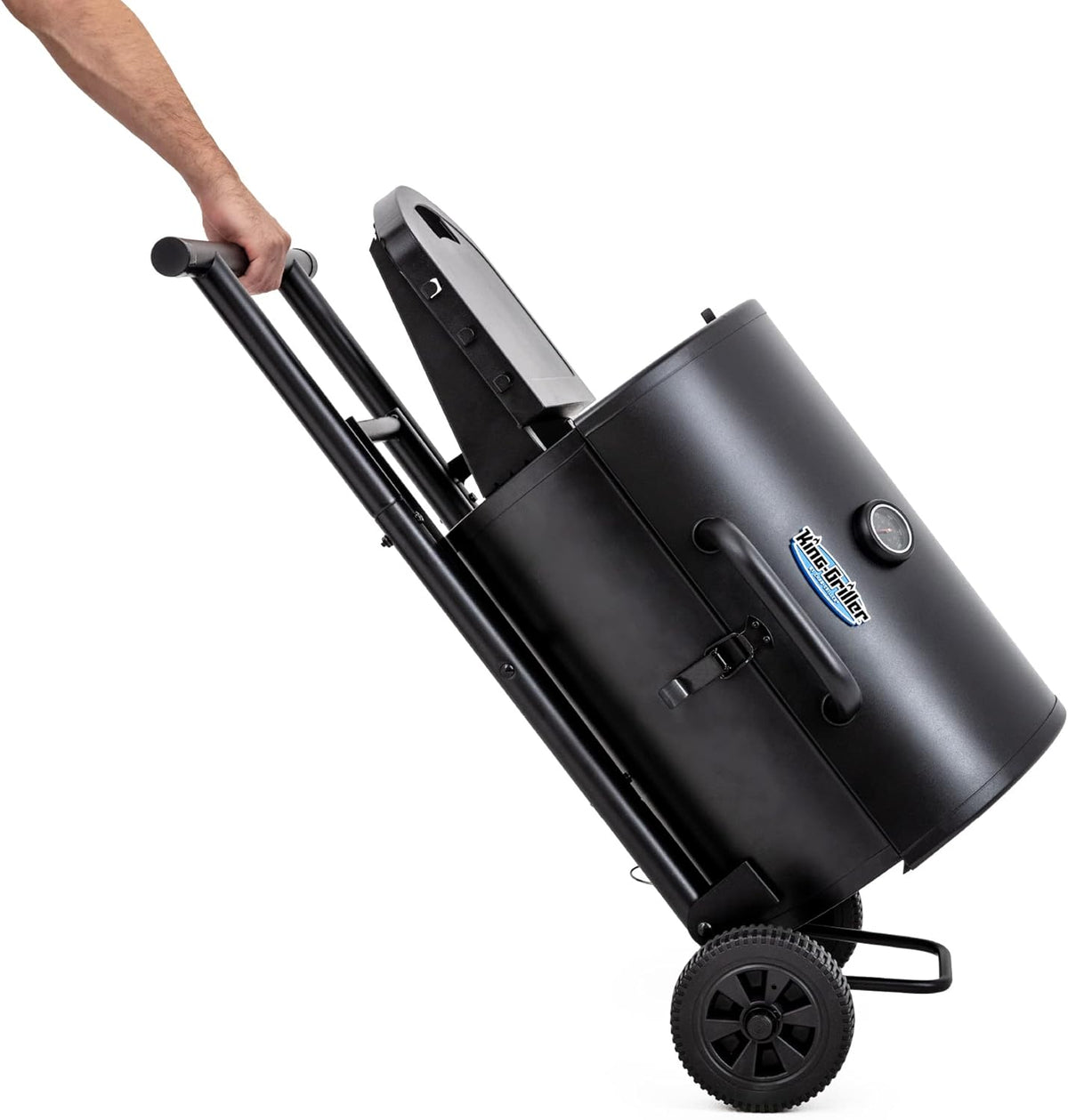 Char-Griller E1816 King-Griller Gambler Portable Charcoal Grill in Black