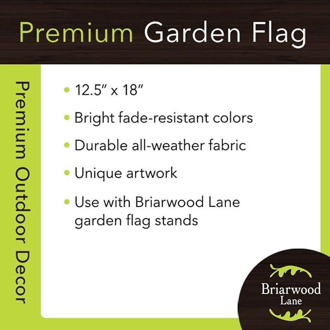 Briarwood Lane Fall Leaves Monogram Letter K Garden Flag