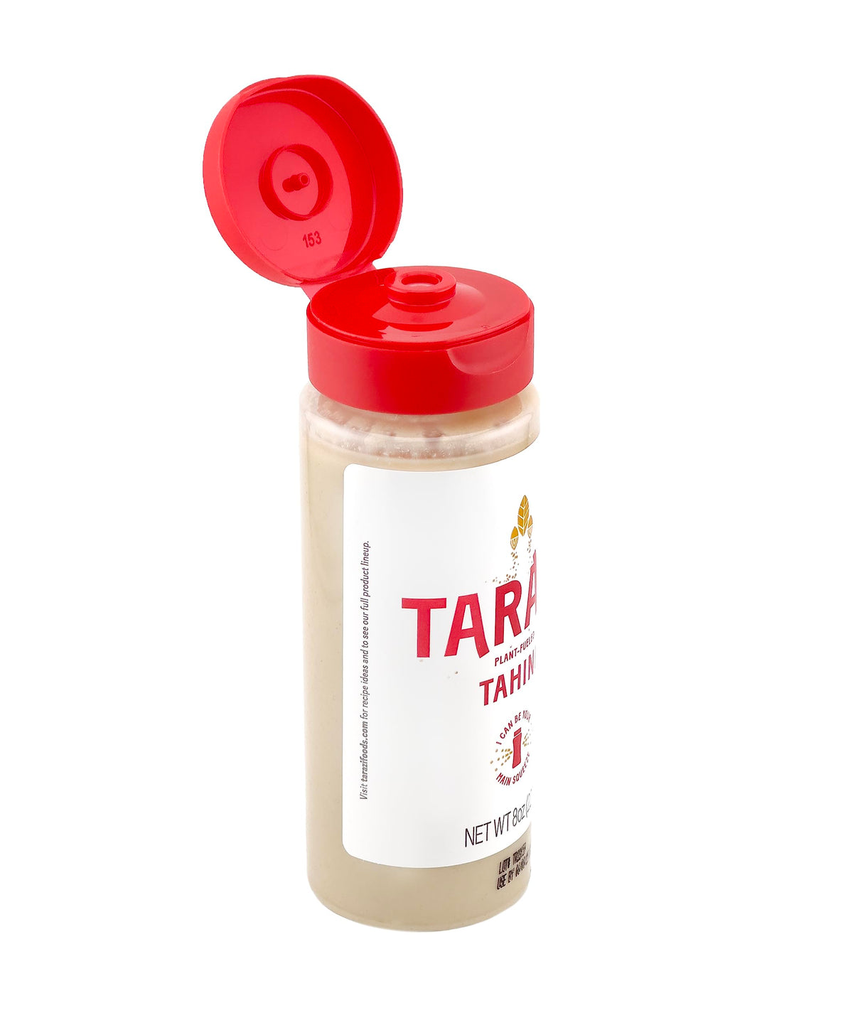 Tarazi Tahini 8oz (227g) Squeeze Bottle Non-Gmo Gluten-Free No-Preservatives Vegan Kosher Porduct of California