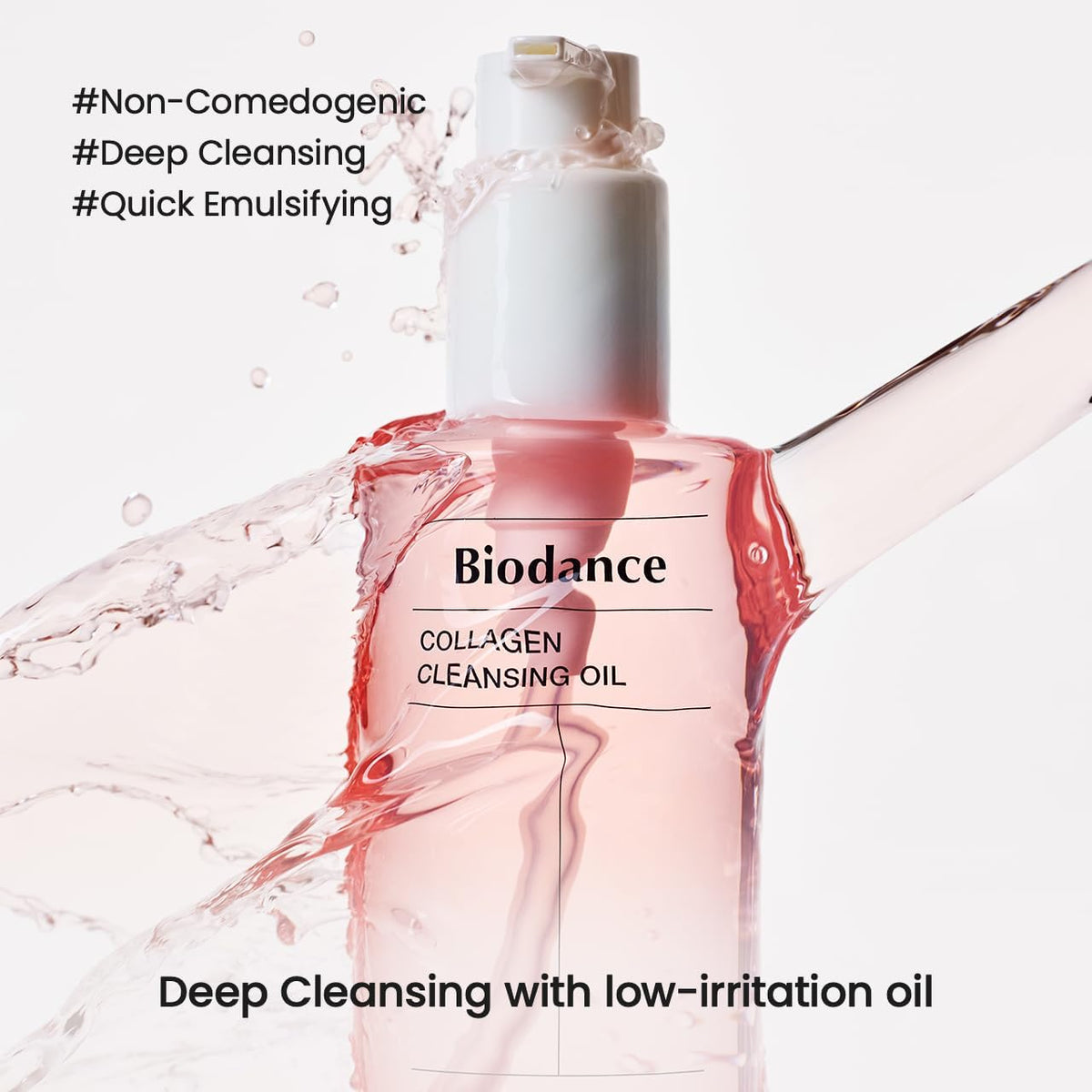 BIODANCE Collagen Cleansing Oil, Facial Oil Cleanser, Gentle Makeup Remover, Bleackhed and Whitehead Remover for Sensitive Skin, Korean Skin Careㅣ6.76 fl. oz. (200 ml)
