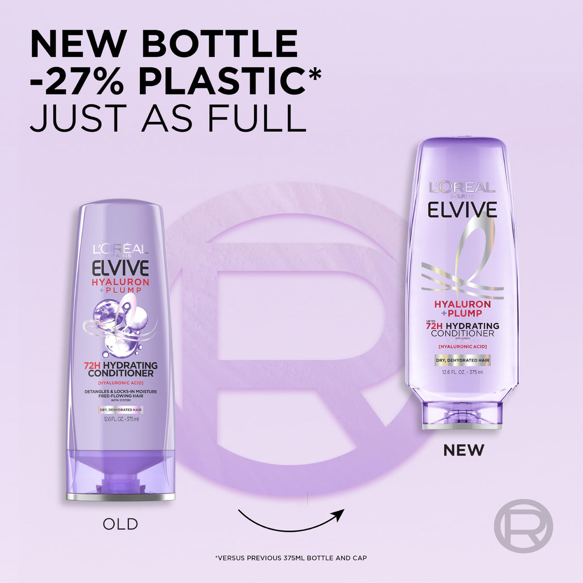 L'Oreal Paris Elvive Hyaluron Plump Conditioner, 12.6 Fl Oz
