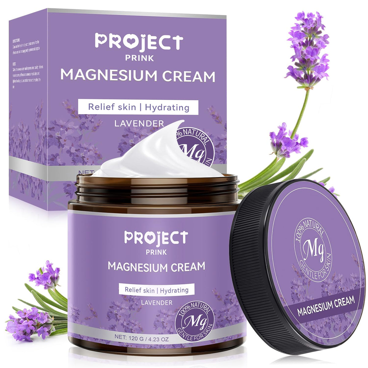 Magnesium Cream for Sleep, Muscle Comfort Body Lotion 4.23 Ounce