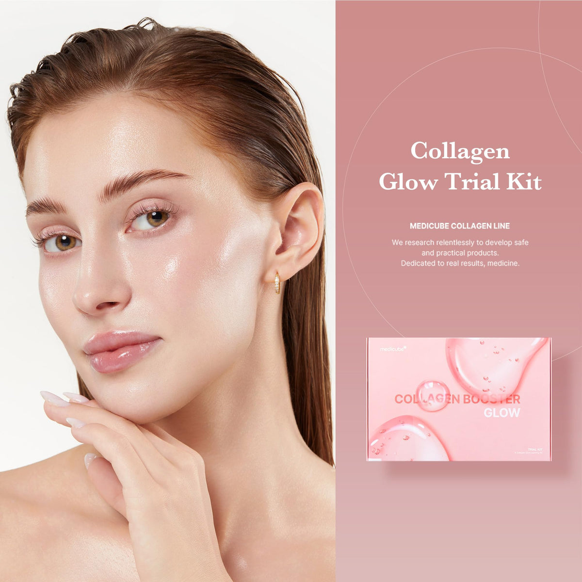 medicube Glass Skin Collagen Trial Kit - Mini Skincare Set
