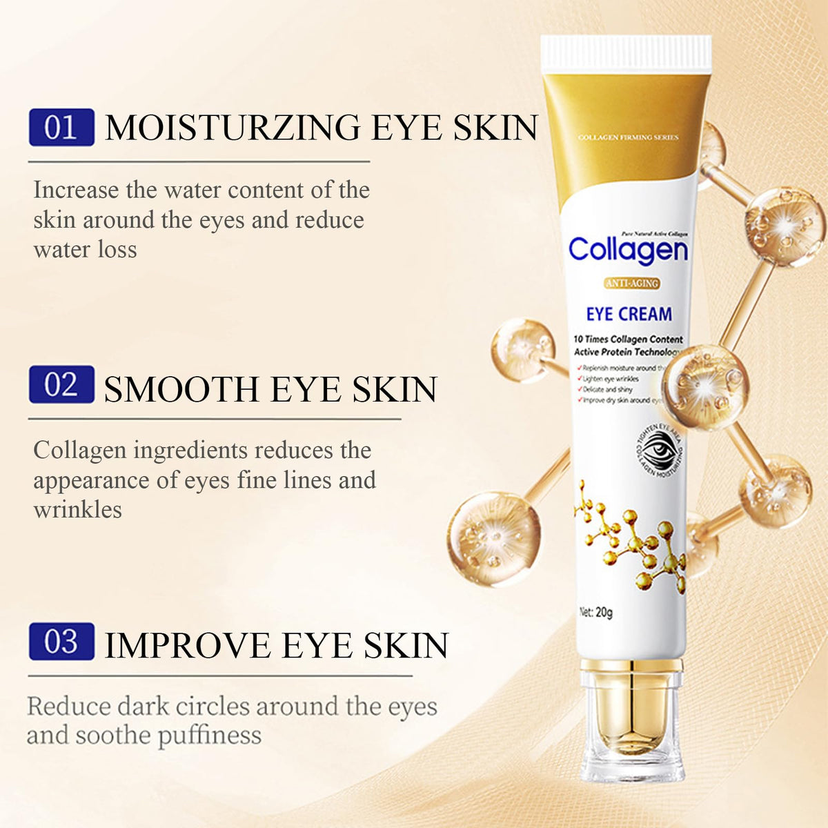 Collagen Skin Care Set, 6Pcs Face Care Sets for Older Women, Firming Skin, Shrink Pores, Smooth Wrinkles, Hydrating Skin Care Set Include Serum Face Cream Eye Cream Toner Cleanser Facial Mask1
