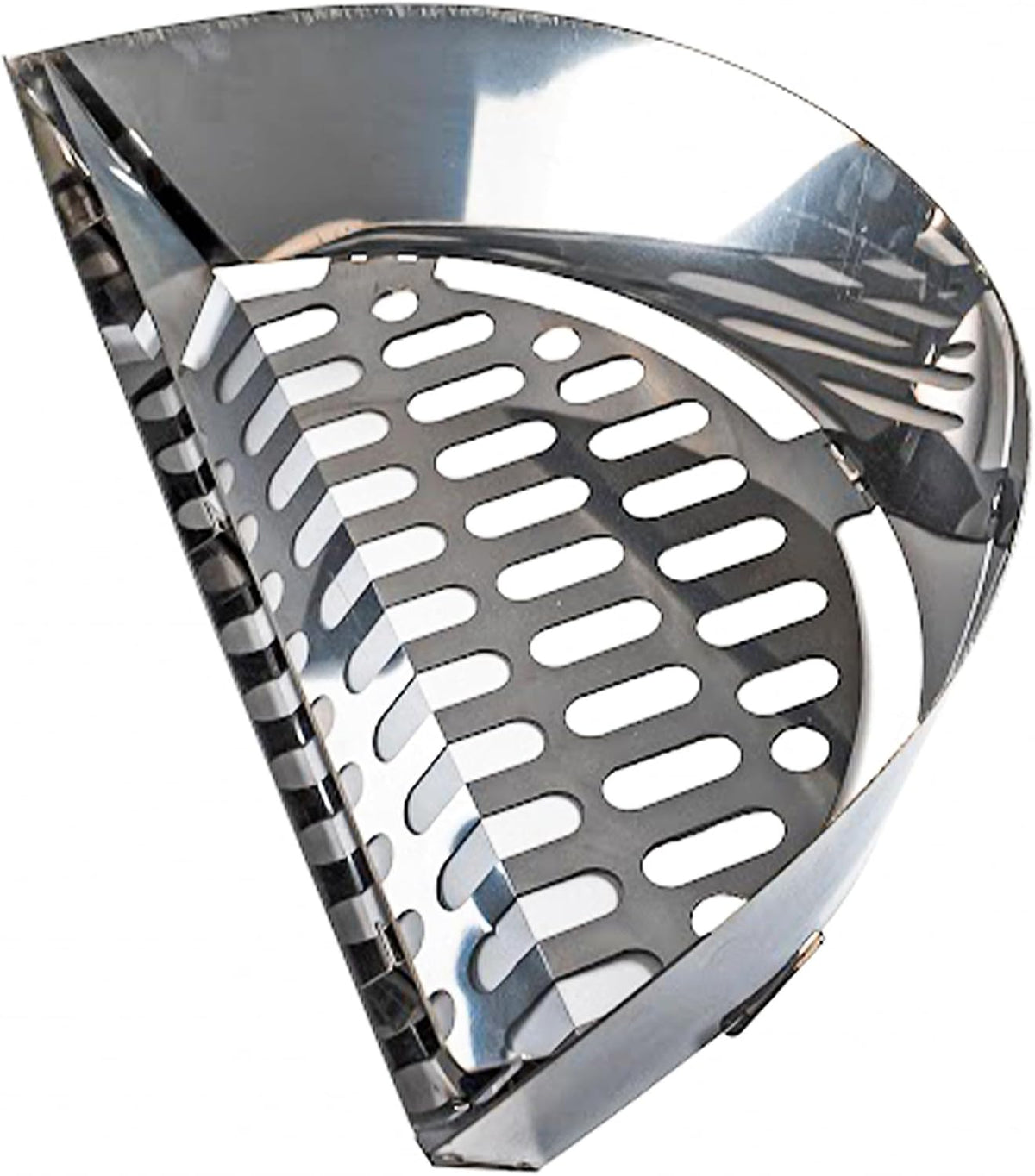 SnS Grills Slow ‘N Sear Charcoal Inserts for Low ‘N Slow & High-Heat Cooking - Patented Stainless Steel Accessories for Kettle Grills - Charcoal Basket 18"
