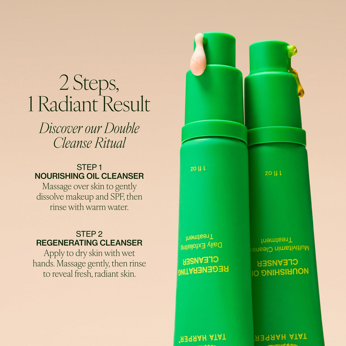 Tata Harper Regenerating Cleanser | Daily Cleansing & Exfoliating Facial Cleanser with Beta Hydroxy Acid | Clinically Proven Natural Skincare for Uneven Texture & Lack of Radiance,1 Fl Oz