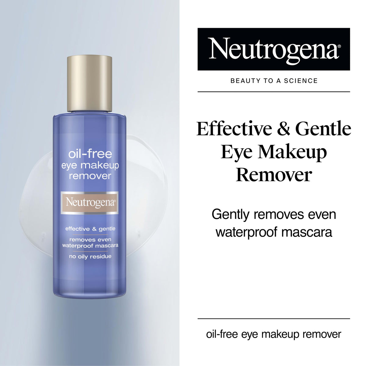 Neutrogena Oil-Free Eye Makeup Remover & Cleanser, 2 Pack