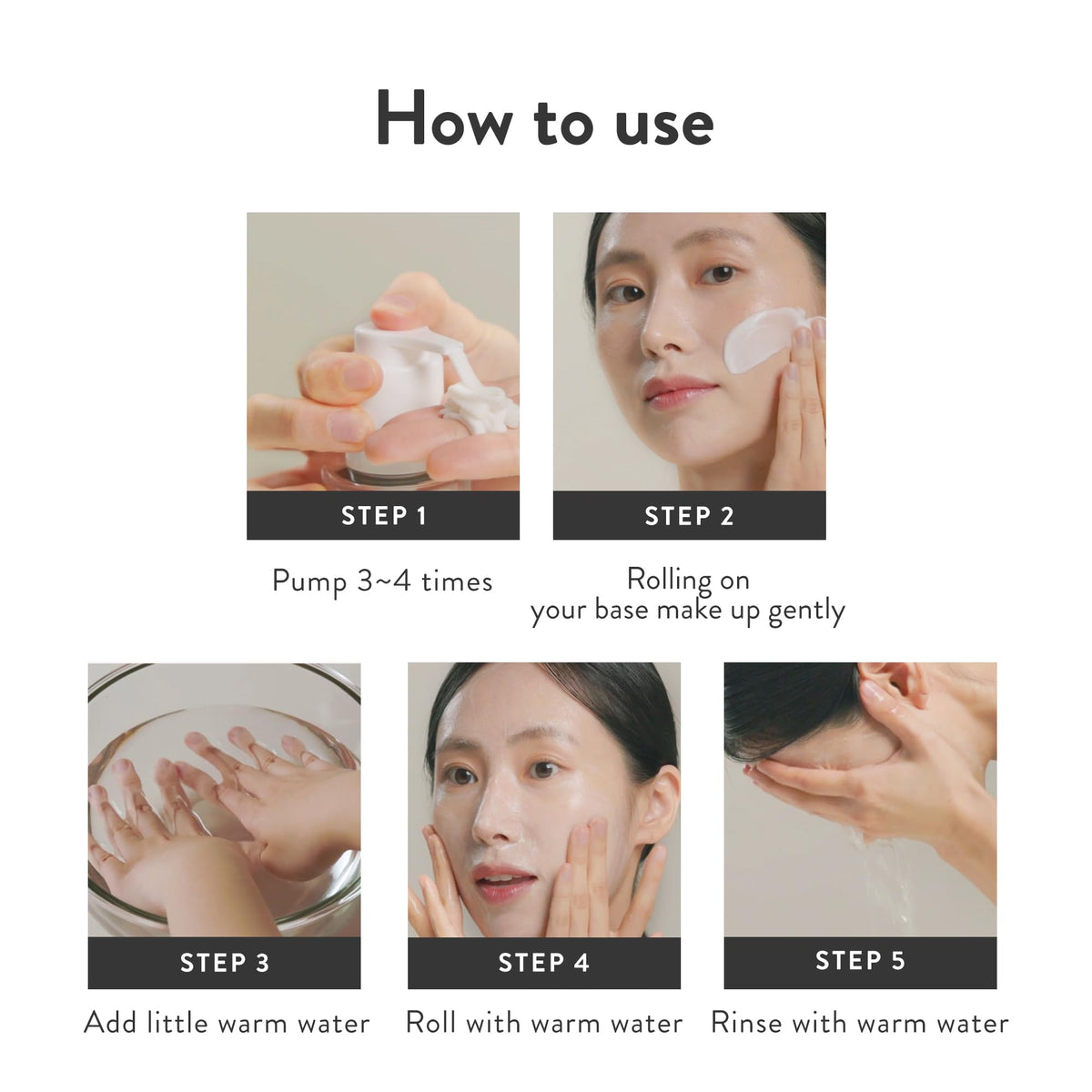 SIORIS Cleansing Milk & Makeup Remover, Korean Face Wash for Sensitive Skin