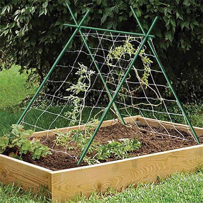 4ft 8pack Garden Stakes 1/4" Dia FRP Plant Supporting Stakes for Climbing Tomato Cucumber Strawberry Bean Tree, Pack of 8, Dark Green(48inch)