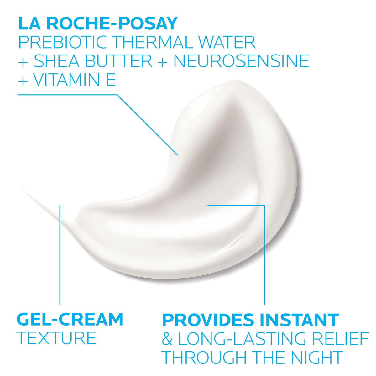 La Roche-Posay Toleriane Dermallergo Night Cream with Vitamin E 1.35oz