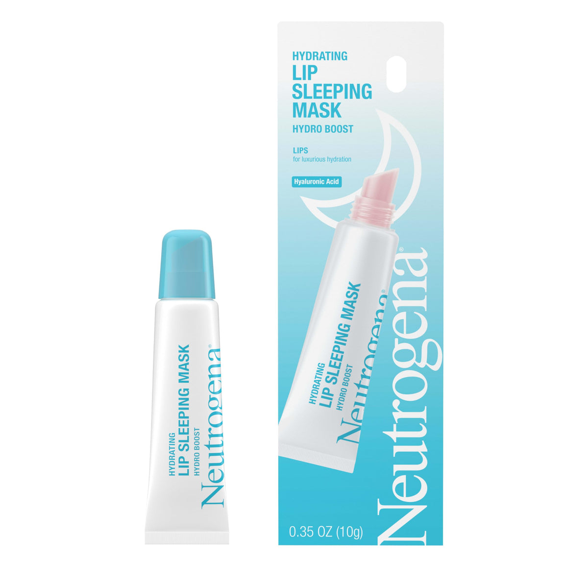 Neutrogena Hydro Boost Hydrating Lip Sleeping Mask, Clear, 0.35 oz