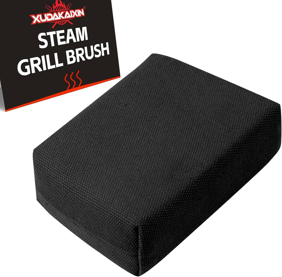 Grill Brush Bristle Free,(Only Replaceable Cleaning Head No Grill Brush)-Black
