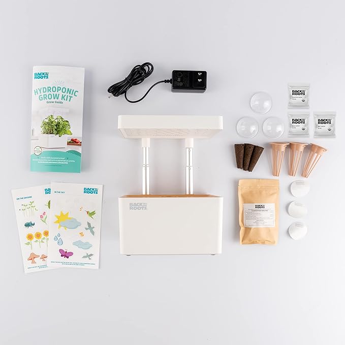 Back to the Roots New Hydroponic Grow Kit, LED Indoor Garden