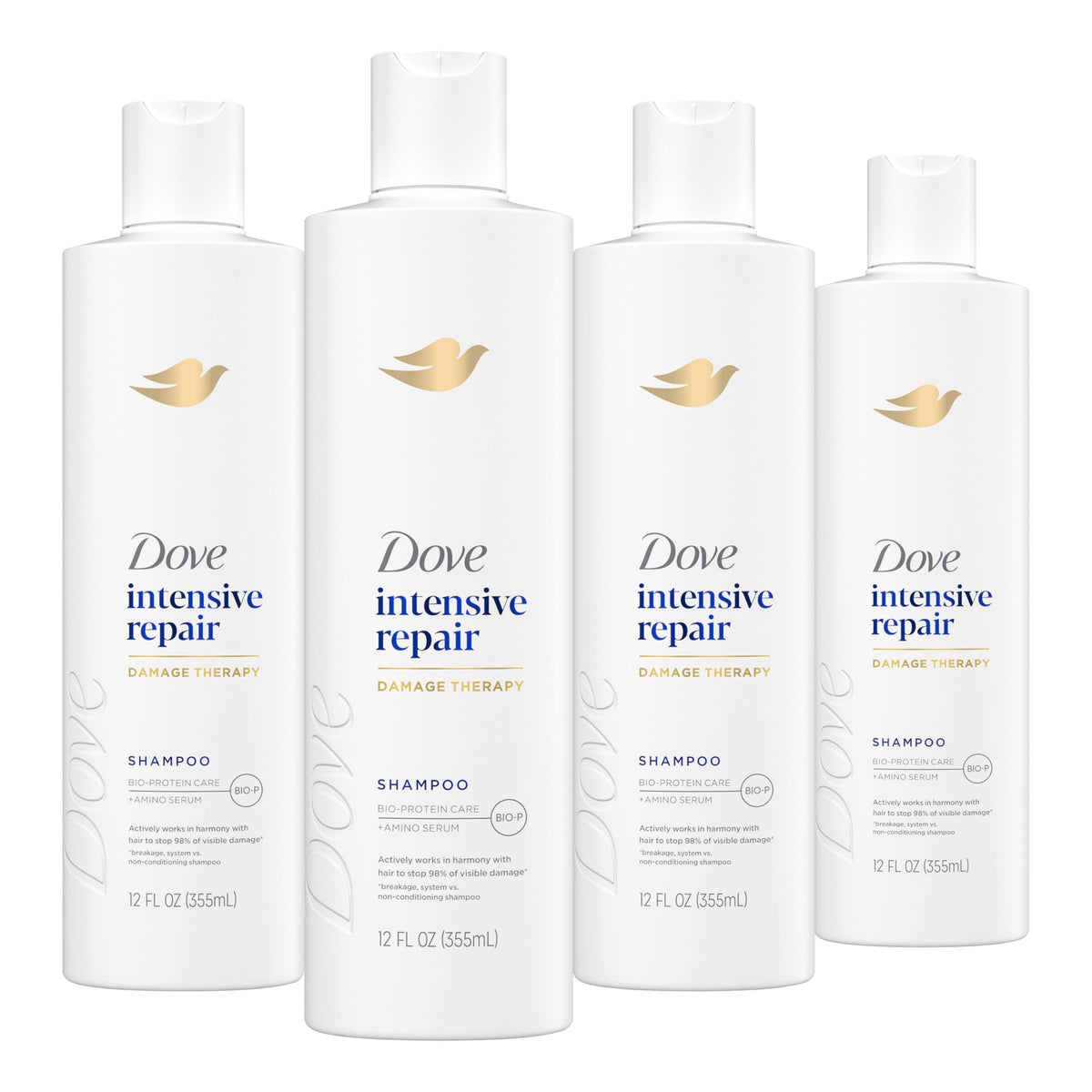 Dove Intensive Repair Shampoo for Damaged Hair & Breakage 12oz 4ct