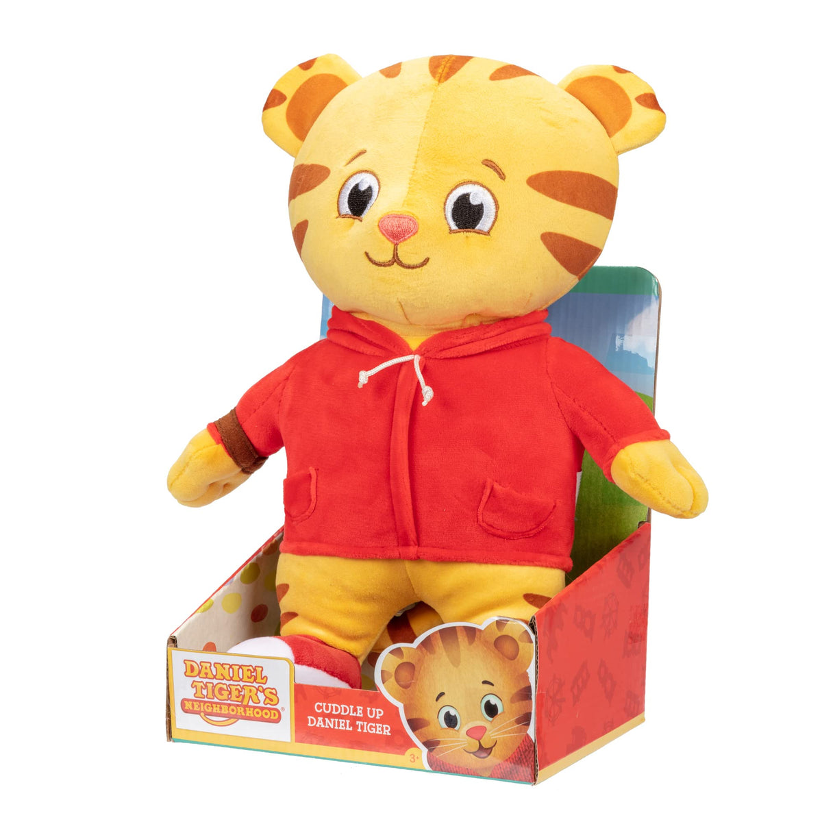 Daniel Tiger's Neighborhood Cuddle Up Daniel Tiger Plush Toy Super Soft Kids Character Stuffed Plush Toy - Polyester Microfiber - for Boy and Girls, 12 Inches Tall!