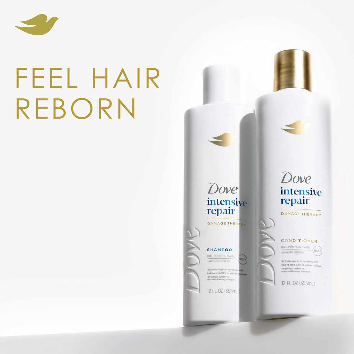 Dove Intensive Repair Shampoo for Damaged Hair & Breakage 12oz 4ct