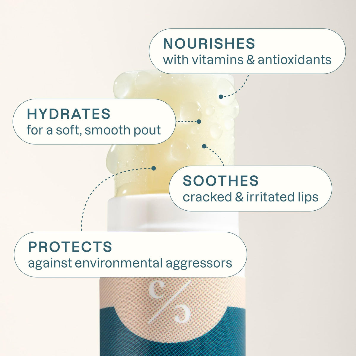 Cliganic Organic Lip Balm Set, 6 Flavors, 100% Natural for Dry Cracked Lips