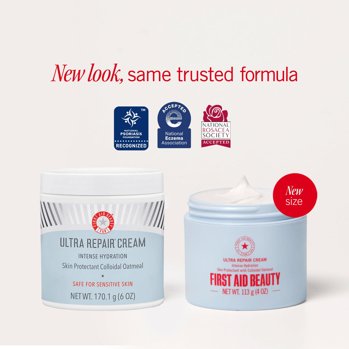 First Aid Beauty Ultra Repair Cream, Intense Hydration, 4 oz