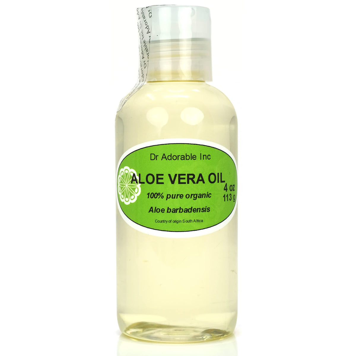 Dr Adorable - 4 Oz - Aloe Vera Oil - 100% Pure Natural Organic