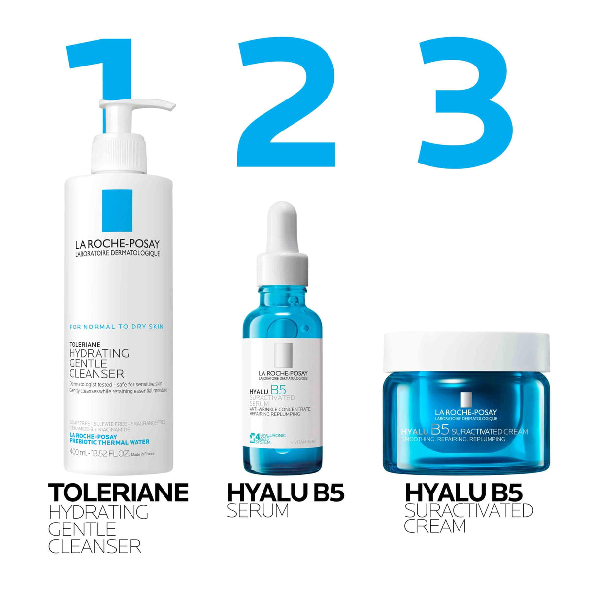 La Roche-Posay Hyalu B5 Hyaluronic Acid Serum for Face, Anti-Aging, 1 oz