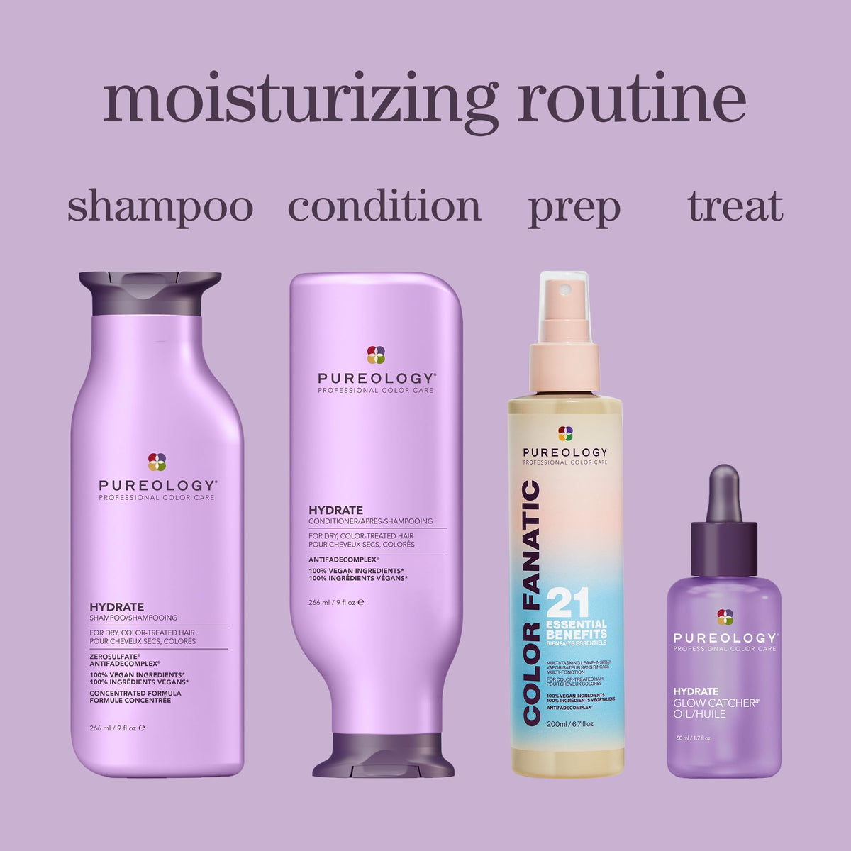 Pureology Hydrate Shampoo – Moisturizes & Nourishes Dry Hair, 33.8 fl oz