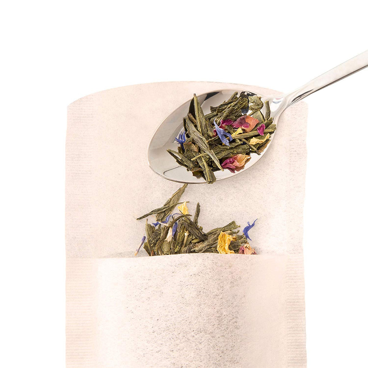 Pack of 4 Finum Large Disposable 100 Count Tea Filter Bags