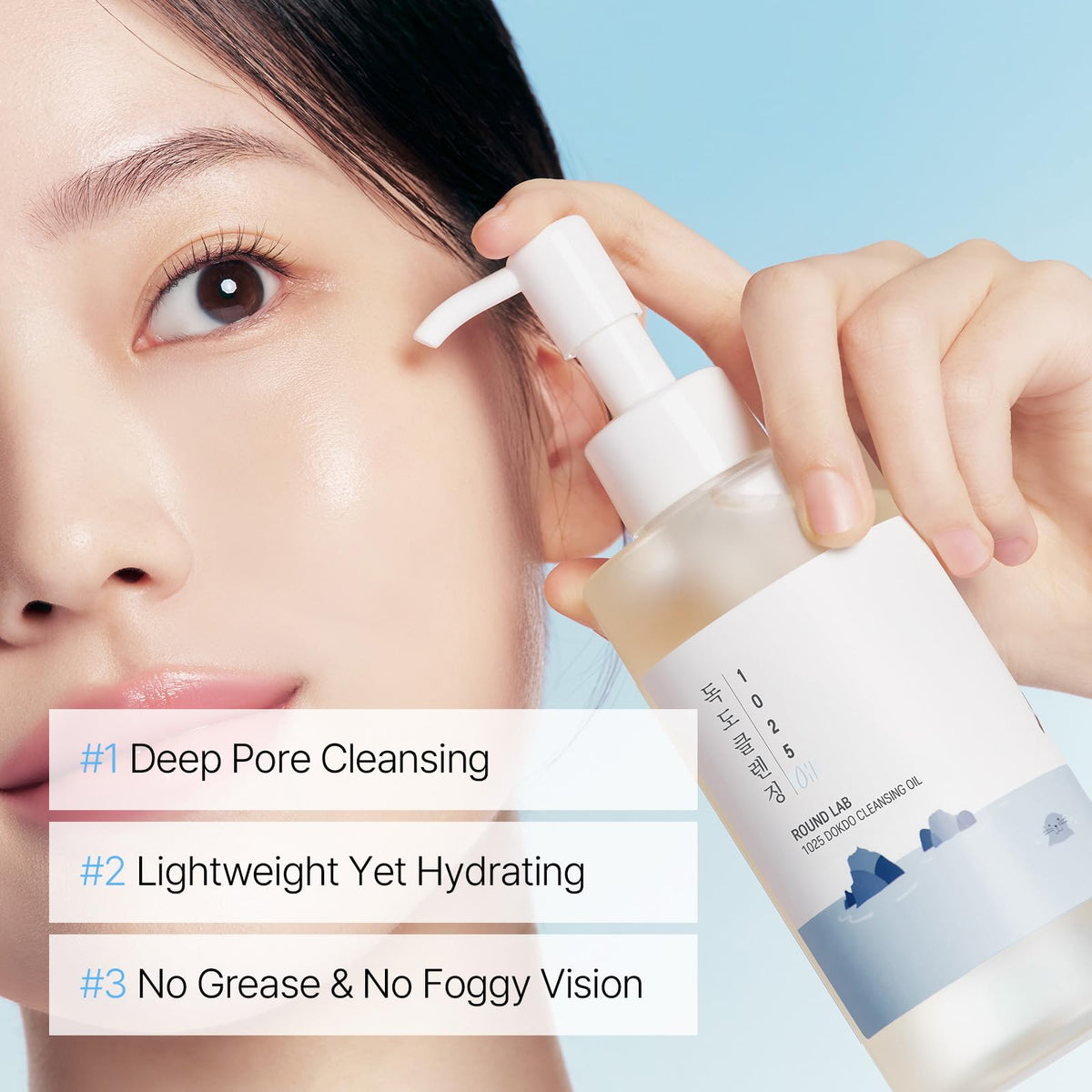 ROUND LAB 1025 Dokdo Cleansing Oil, 6.76 Fl Oz