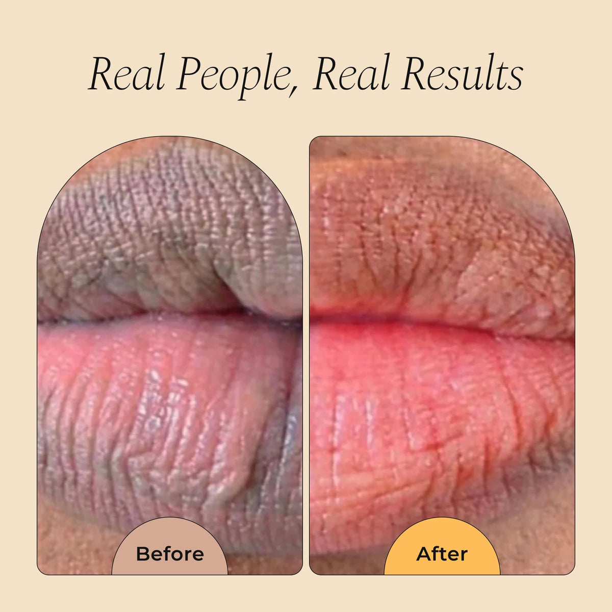 Glo Melanin Natural Lemon & Turmeric Lip Balm - Brighten, Nourish Dark Lips