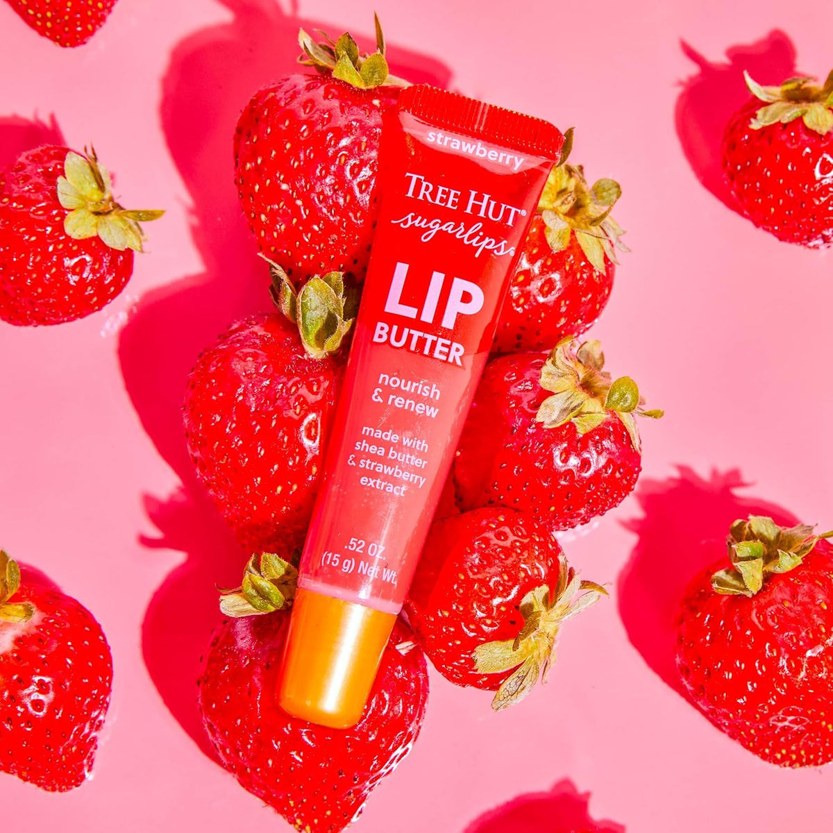 Tree Hut Sugarlips Lip Butter, Strawberry, 0.52 Fl Oz