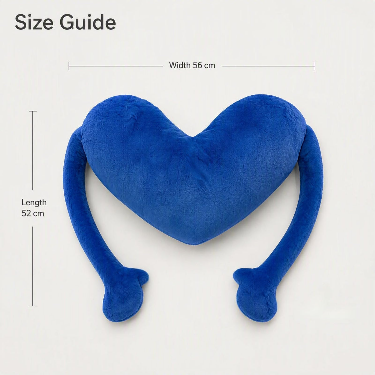 Annnd home 22 Inch Cute Heart Pillow,Decorative Throw Pillows for Bed Livingroom Home Decor,Aesthetic Soft Fluffy Cushion for Woman&Girls,Faux Rabbit Fur Lumbar Throw Pillow