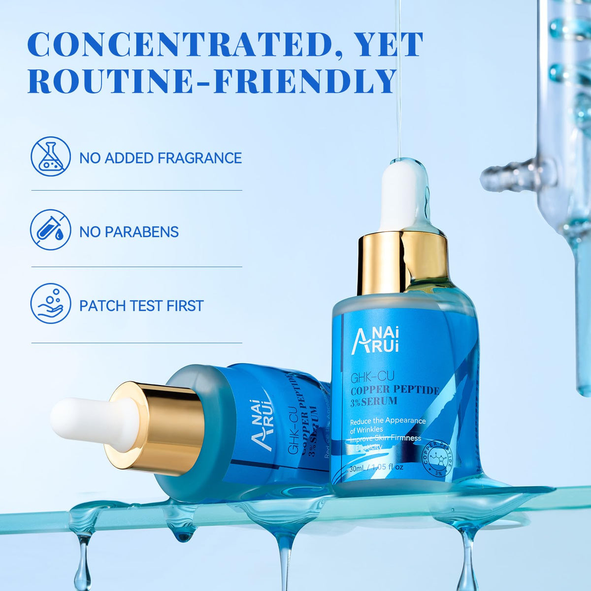 ANAI RUI 3% Copper Peptides Serum 1.05 fl.Oz