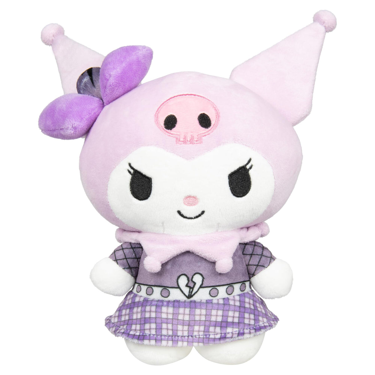 Jazwares Hello Kitty and Friends Series 2, Kuromi Punks Plush - Officially Licensed Sanrio Product from Ages 6+