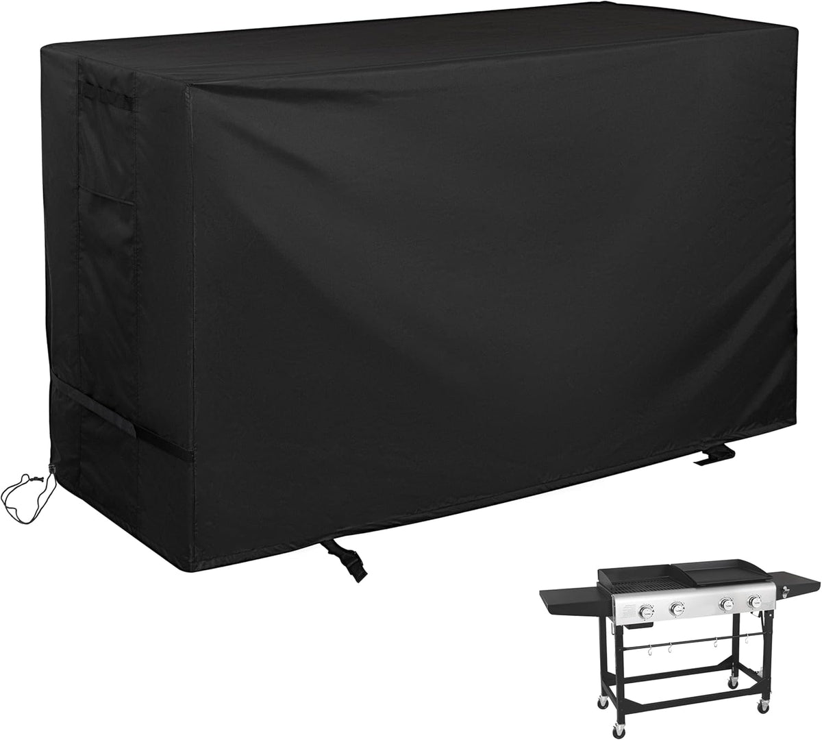 Griddle Cover for Royal Gourmet GD401,GD402, GD403 Grill, Flat Top Grill Cover for 66in 4-Burner Grill, Waterproof BBQ Grill Cover for Outdoor Barbecue/Gas Griddle/Propane Griddle