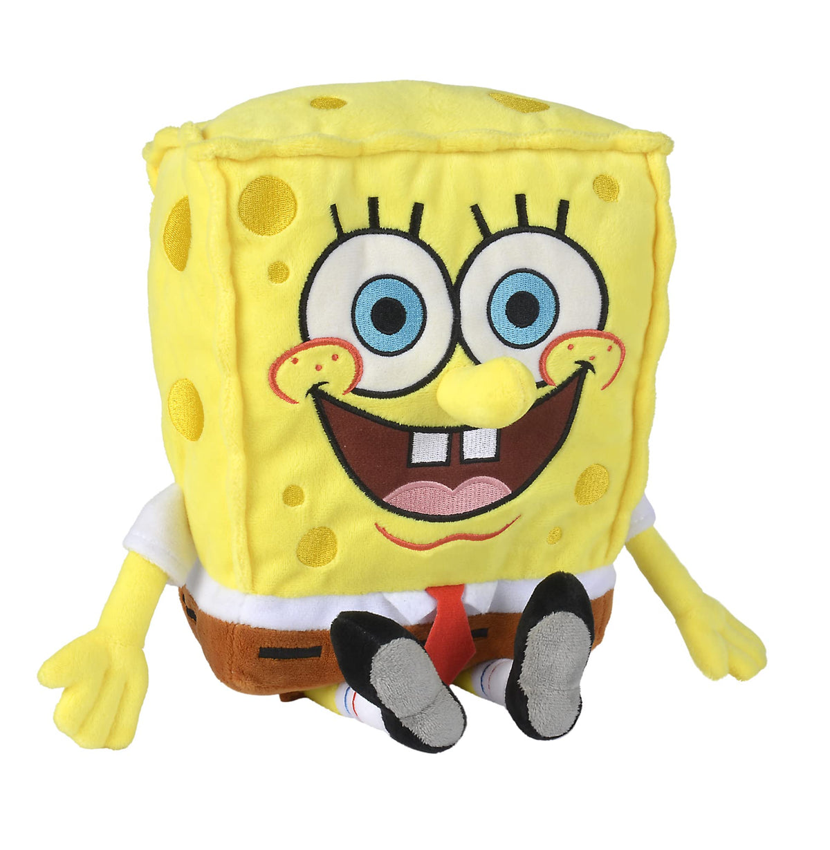 Simba Toys Spongebob Squarepants Plush – Ultra Soft & Cuddly - Kids Toy, Gift for Children, Ages 3+, Yellow, 14 inches (Huggable Collectible)