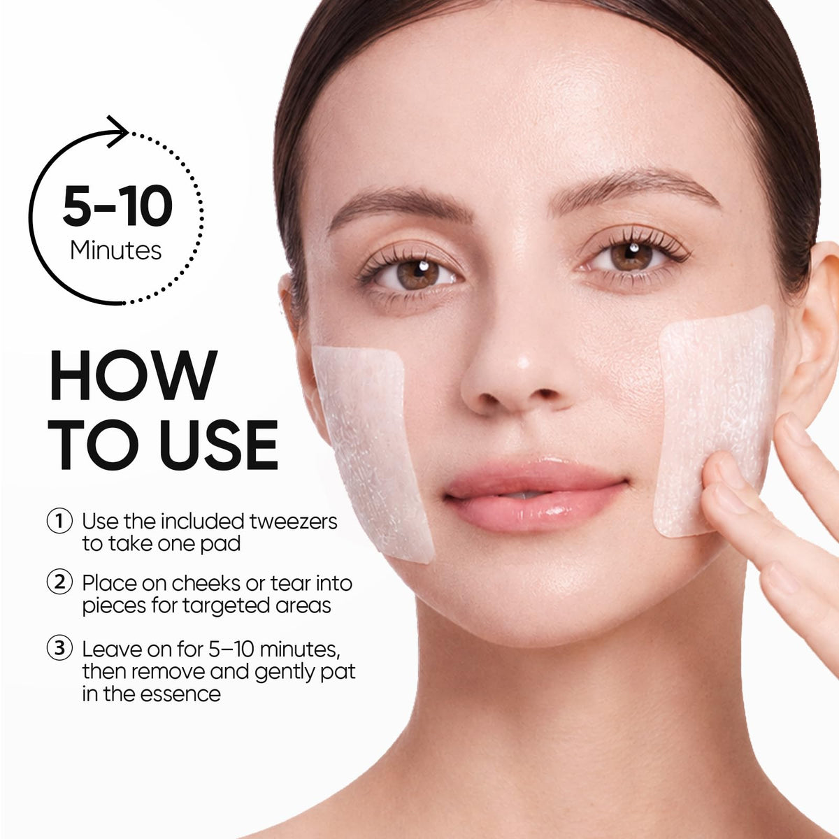 SKINTIFIC Pink PDRN Brightening Toner Pads for Dull, Uneven-Looking Skin
