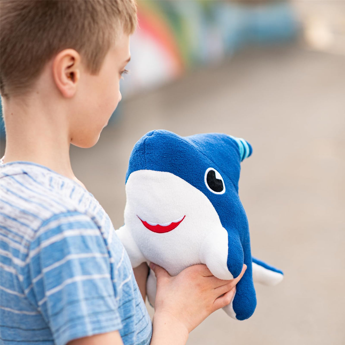 Tezituor Shark Dog Plush Toy, Shark Puppy Stuffed Animal, Shark Dog Toy Stuffed Shark, 15''