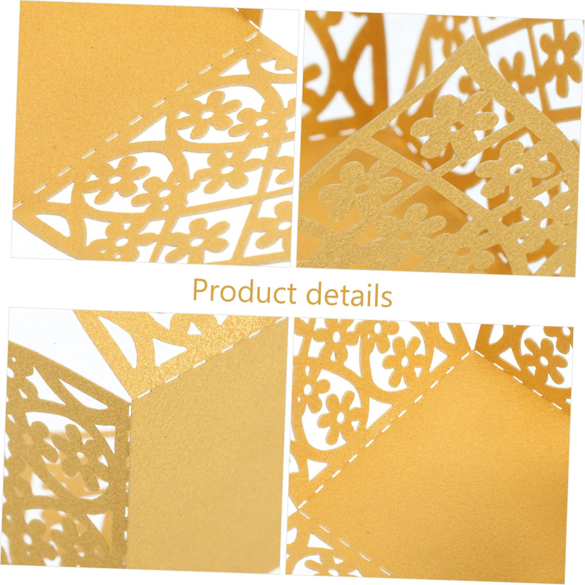 OKUMEYR 50pcs Hollow Truffle Cups for Chocolate Wrapping Elegant Wedding Party Decoration for Caramels Confections Unique Design for Easy Use