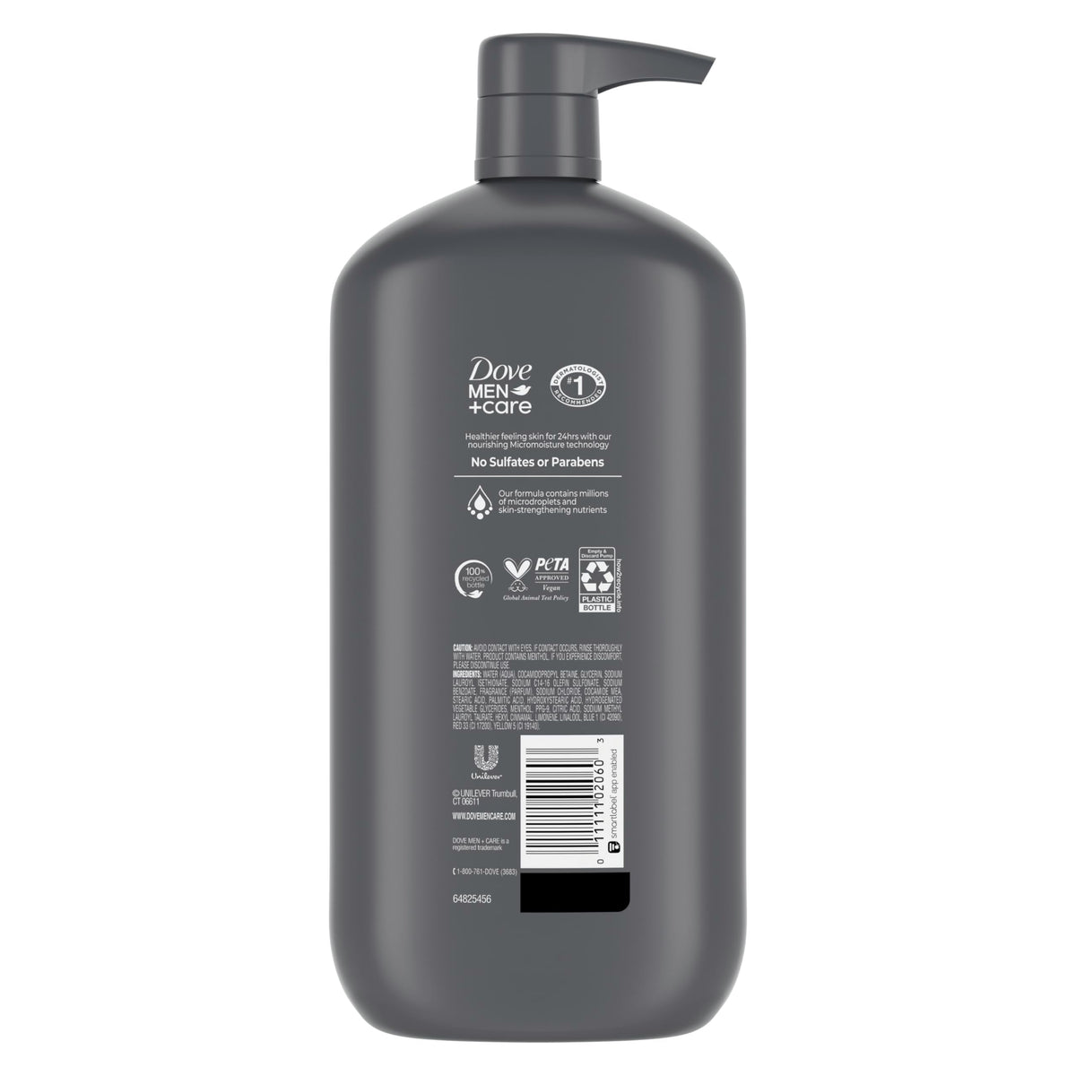 DOVE MEN + CARE Body & Face Wash Refreshing Extra Fresh Men's Body 30 oz