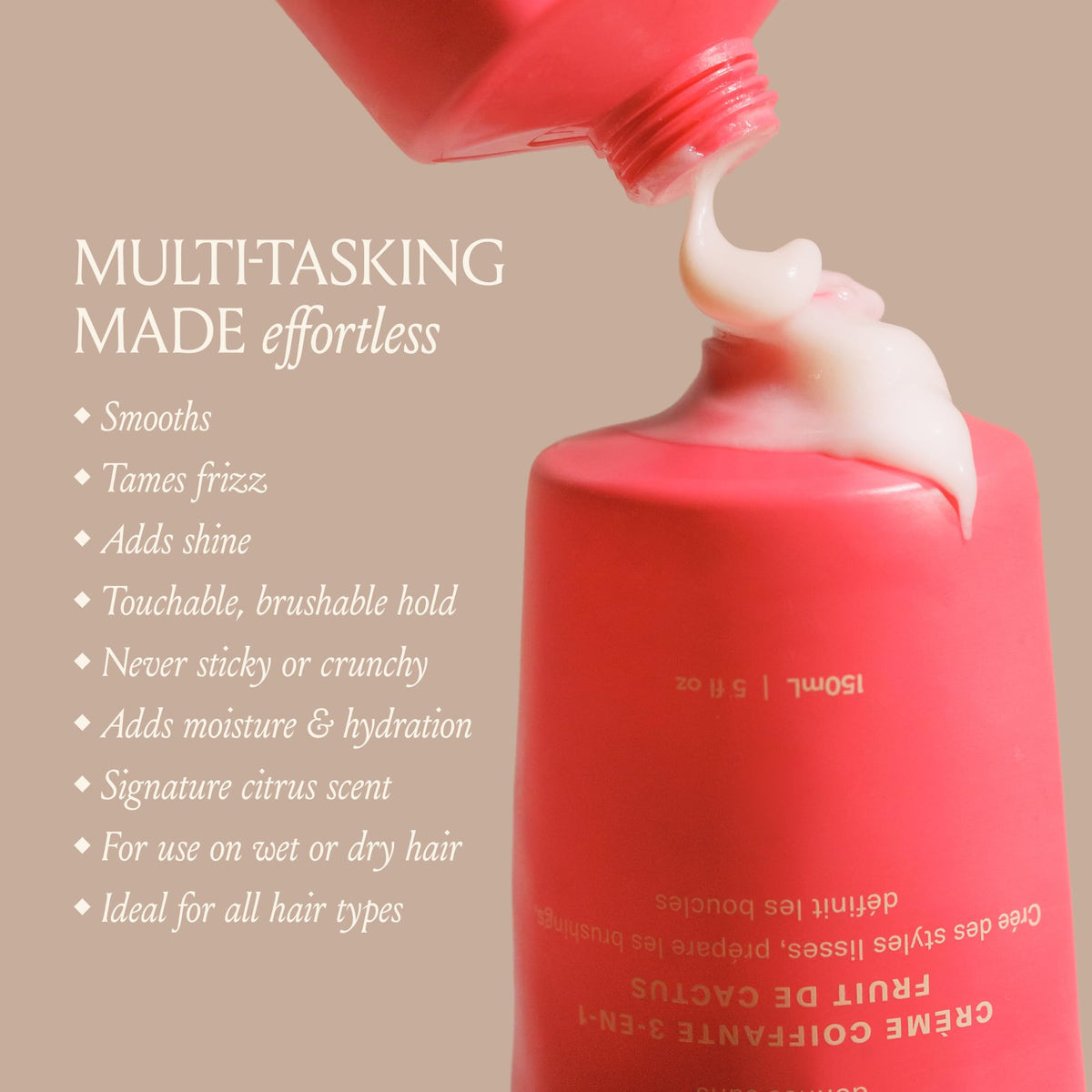 DAE Cactus Fruit 3-In-1 Styling Cream - Smooths Styles & Preps Blowouts