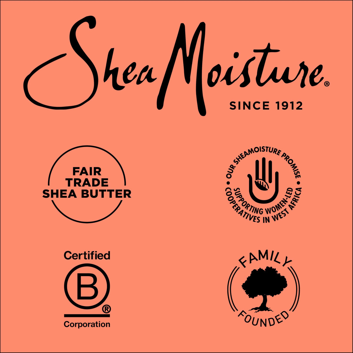 Shea Moisture Coconut & Hibiscus Shampoo for Curly Hair Hydrating 24oz
