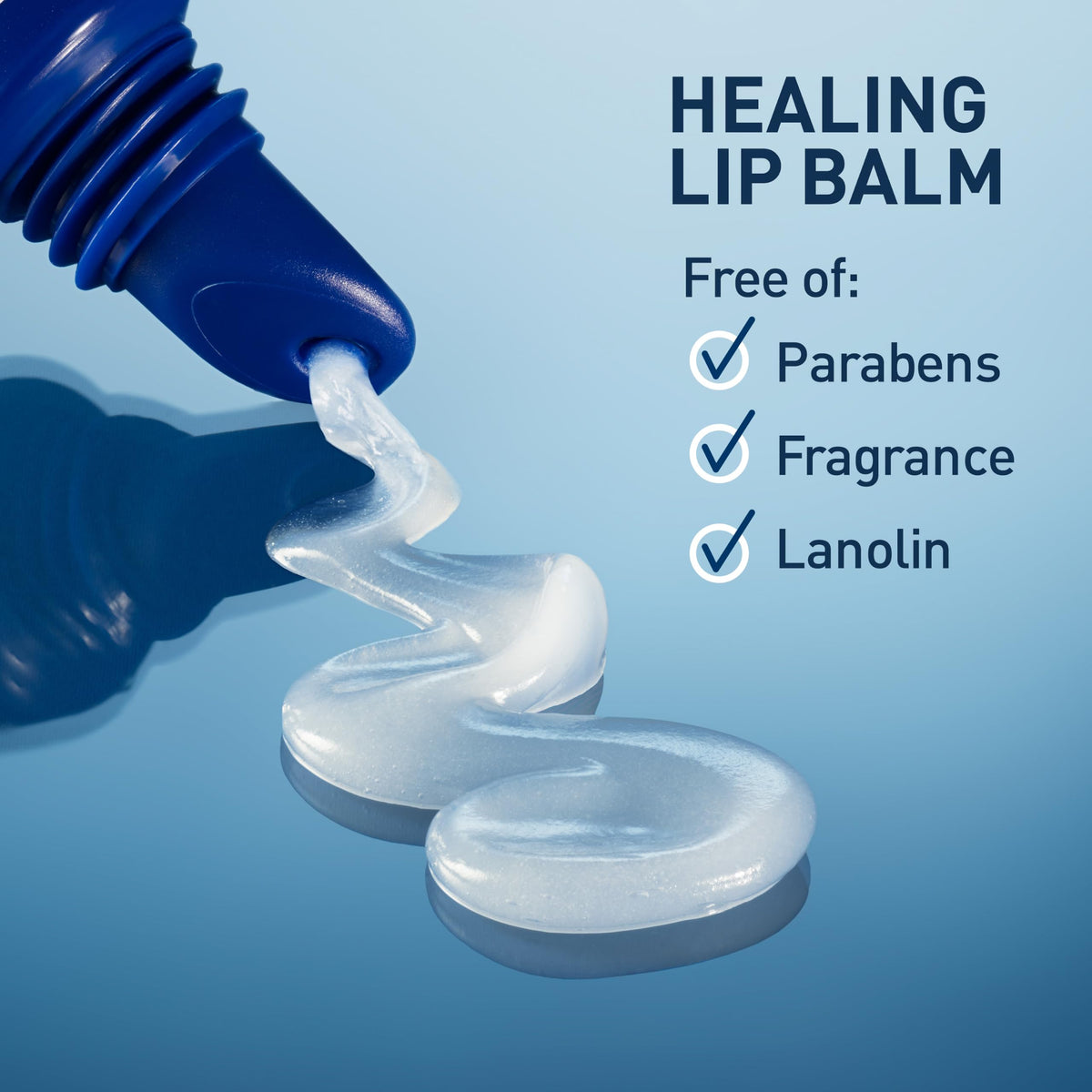 CeraVe Healing Lip Balm, Hydrating Hyaluronic Acid Lip Treatment, 0.7oz
