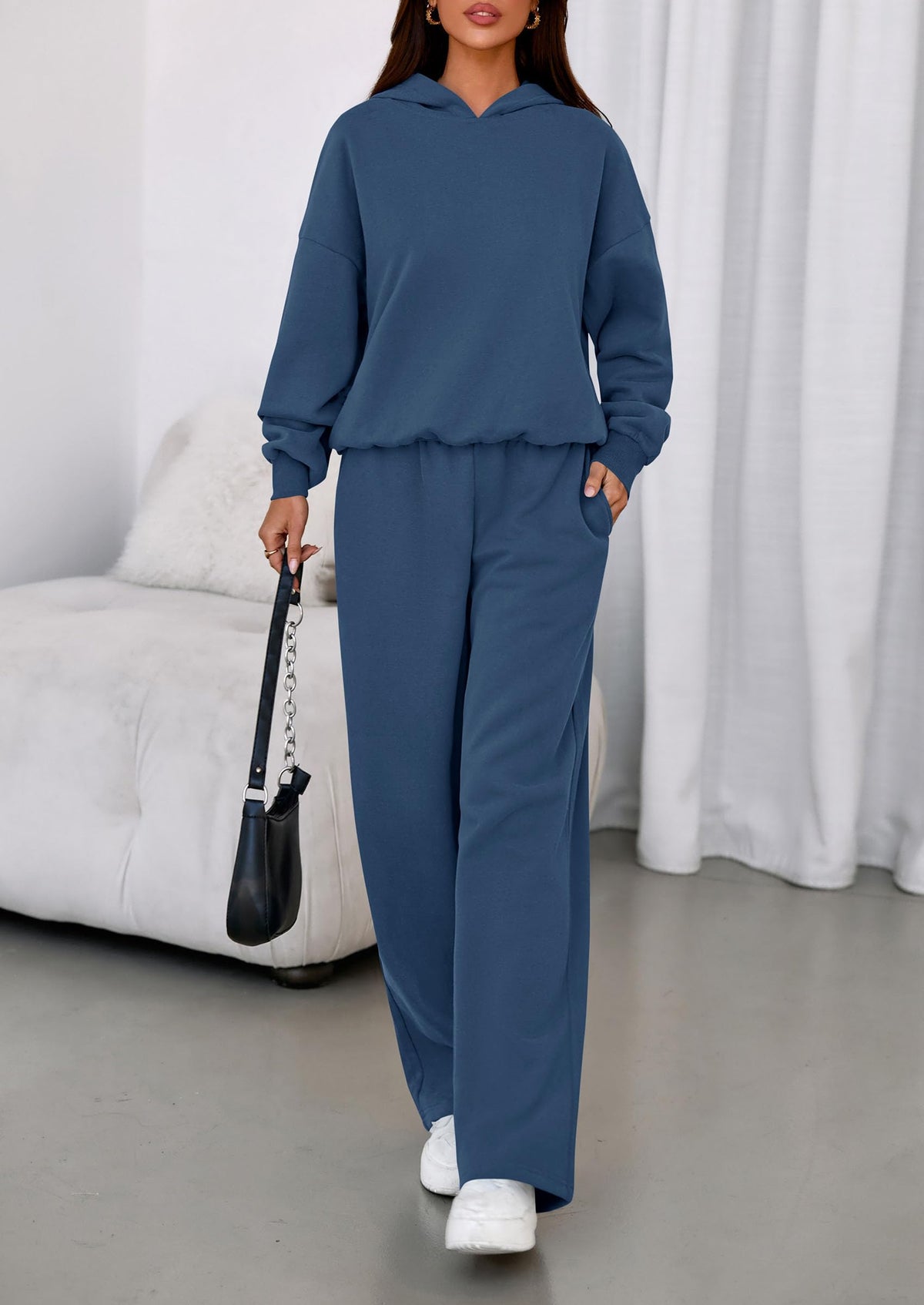 PRETTYGARDEN 2 Piece Lounge Sets for Women Matching Sweatsuits