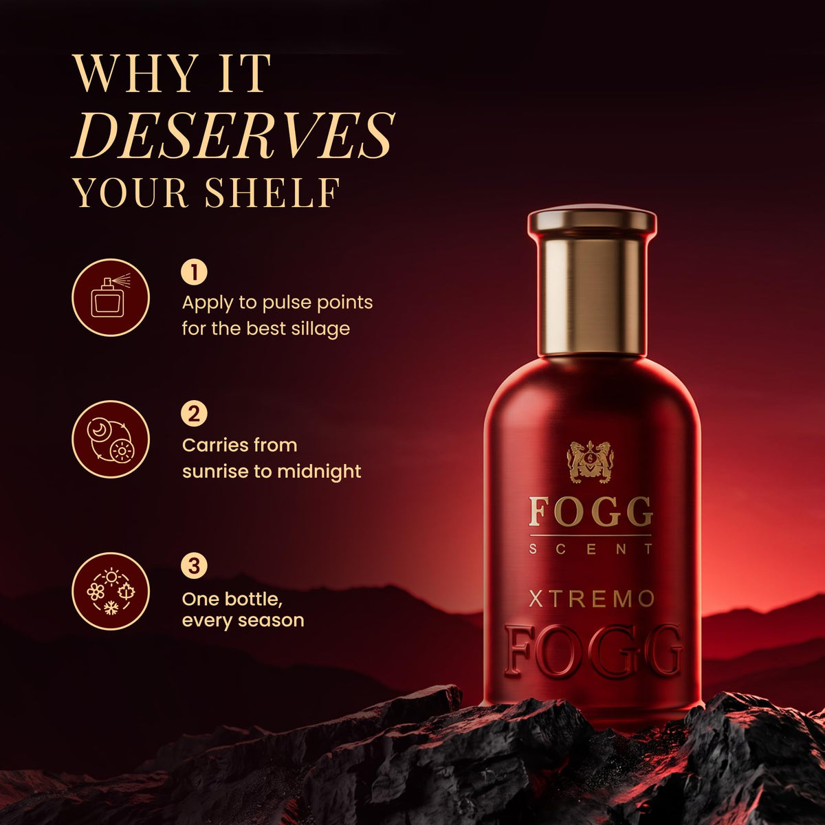 Fogg XTREMO Eau De Parfum 100ML