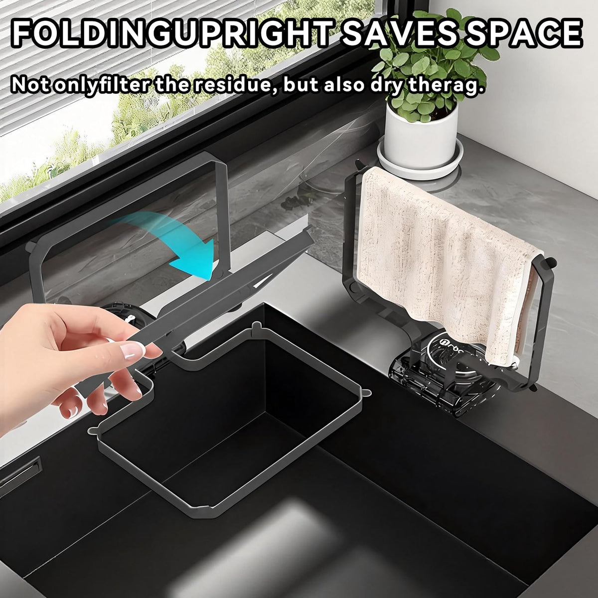 Sink Strainer Basket for kitchen,with Replaceable Filter Mesh Bag